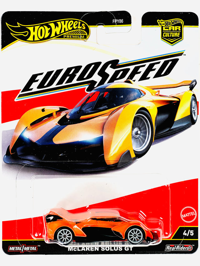 Hot Wheels 2025 Car Culture Euro Speed McLaren Solus GT
