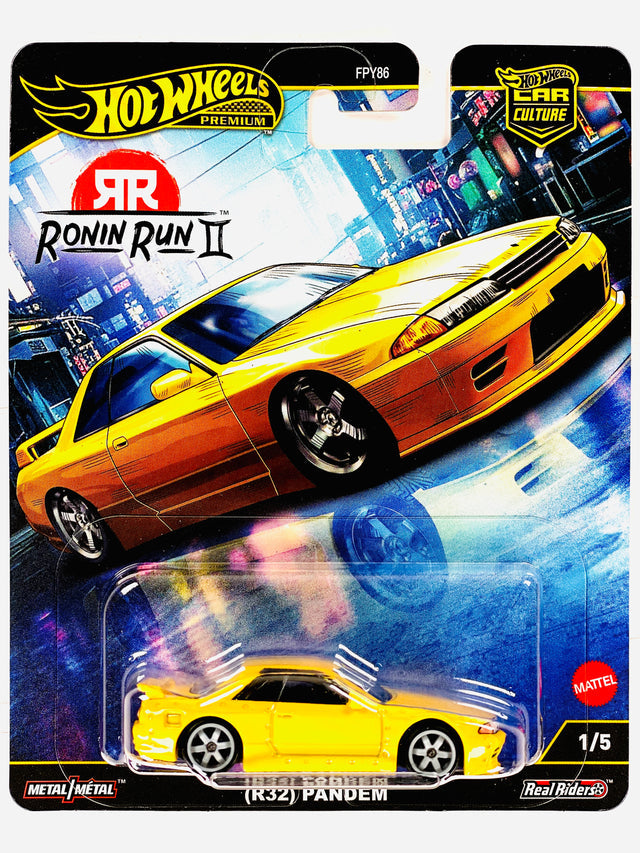 Hot Wheels 2025 Car Culture Ronin Run II Nissan Skyline GT-R (R32) Pandem