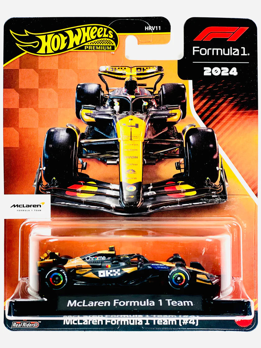 Hot Wheels PREMIUM - Lando Norris McLaren F1 Racing Team #4