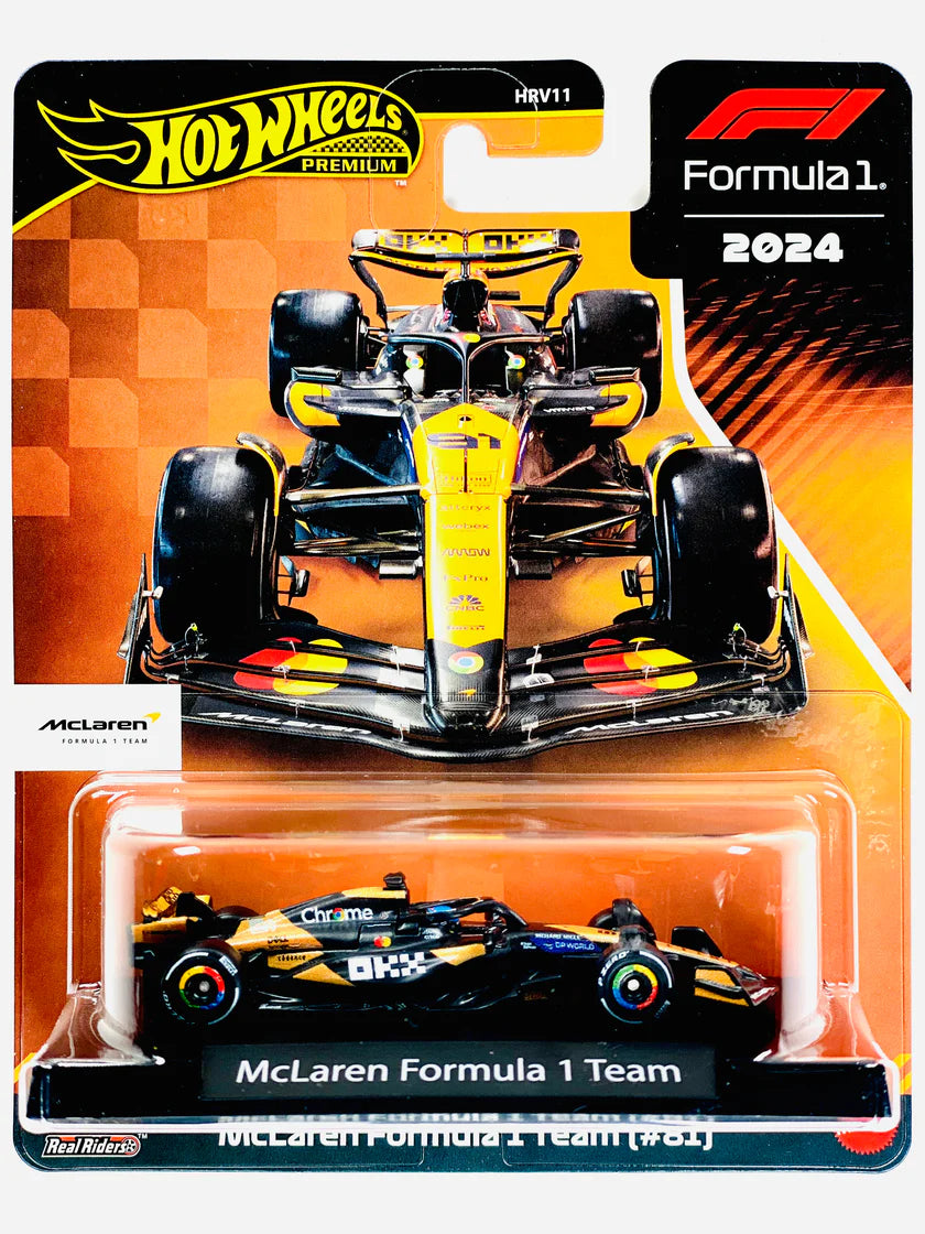 Hot Wheels PREMIUM - Oscar Piastri McLaren F1 Racing Team #81