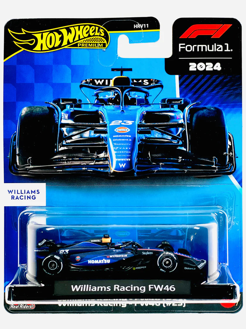 Hot Wheels PREMIUM - Alexander Albon Williams F1 Racing FW46 #23