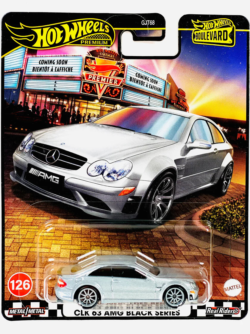 Hot Wheels 2025 Boulevard 2008 Mercedes-Benz CLK 63 AMG Black Series #126